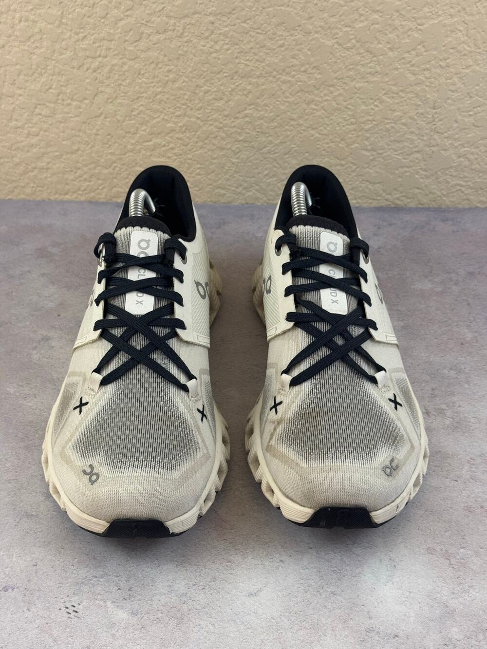 On Cloud X 3 Fitness Running Shoes White Black Women’s - Size 7